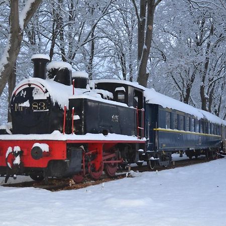 Hotel Le Train Des Reves Dracy-Saint-Loup Exteriér fotografie